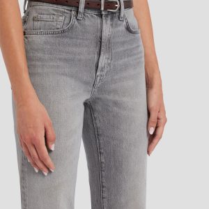 Skinny Leather Western Belt in Dark Brown