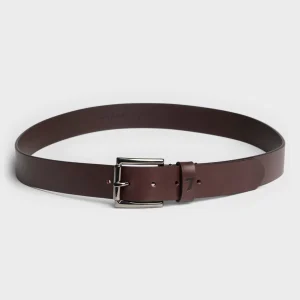 Classic Italian Leather Belt in Brown