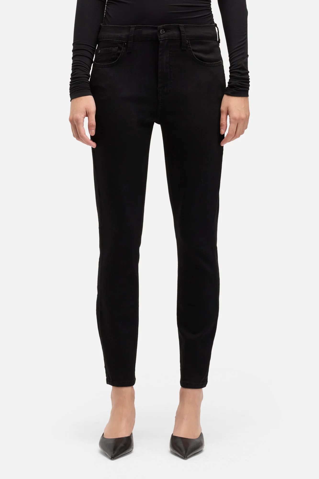 B(air) Ankle Skinny in Rinsed Black - Image 3