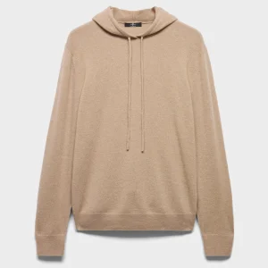 Cashmere Hoodie In Umber