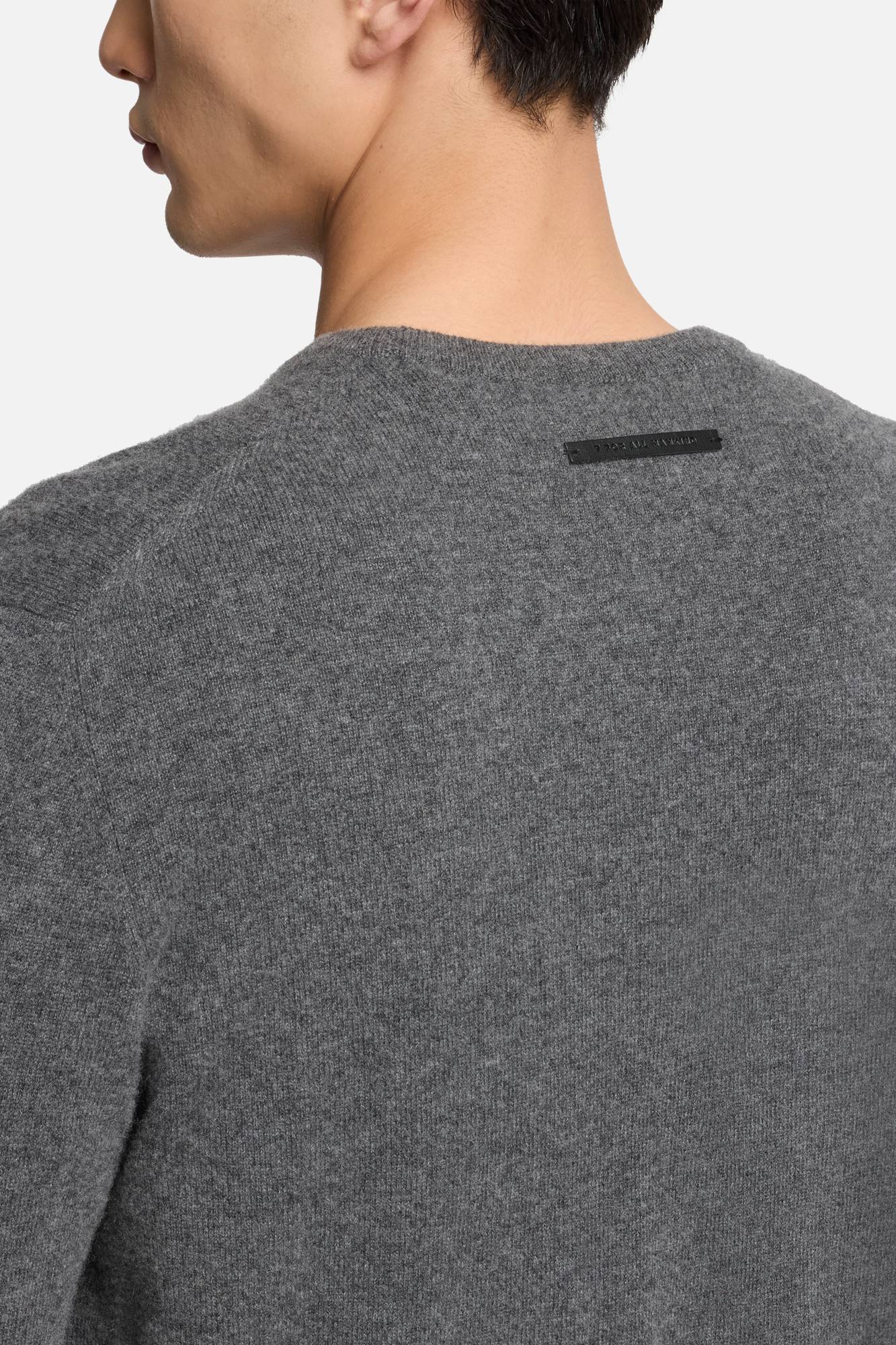 Cashmere Crewneck Sweater In Korat - Image 4