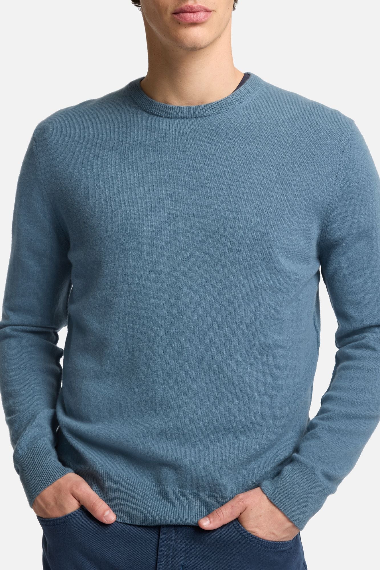 Cashmere Crewneck Sweater In Titan - Image 4
