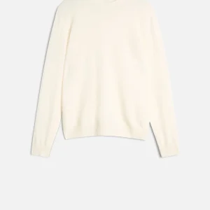 Cashmere Crewneck Sweater In Ice White