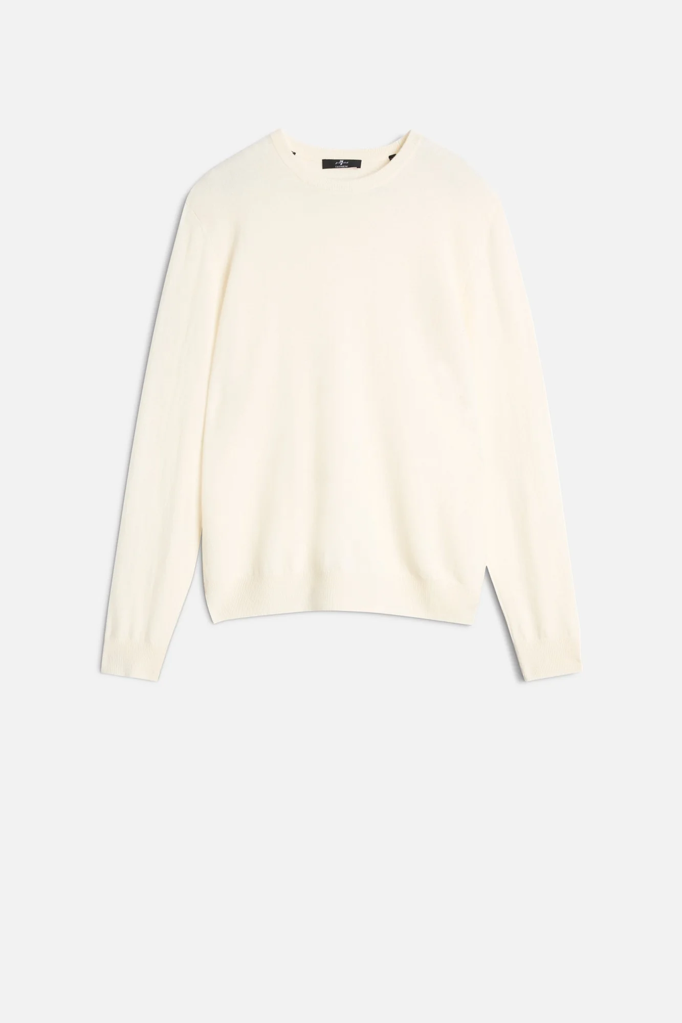 Cashmere Crewneck Sweater In Ice White