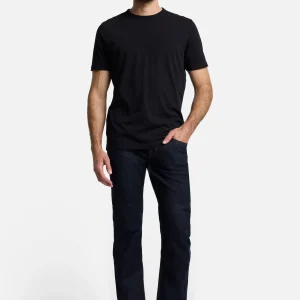 Featherweight Cotton Tee in Black