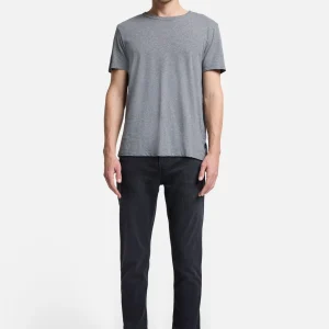 Featherweight Cotton Tee in Heather Grey