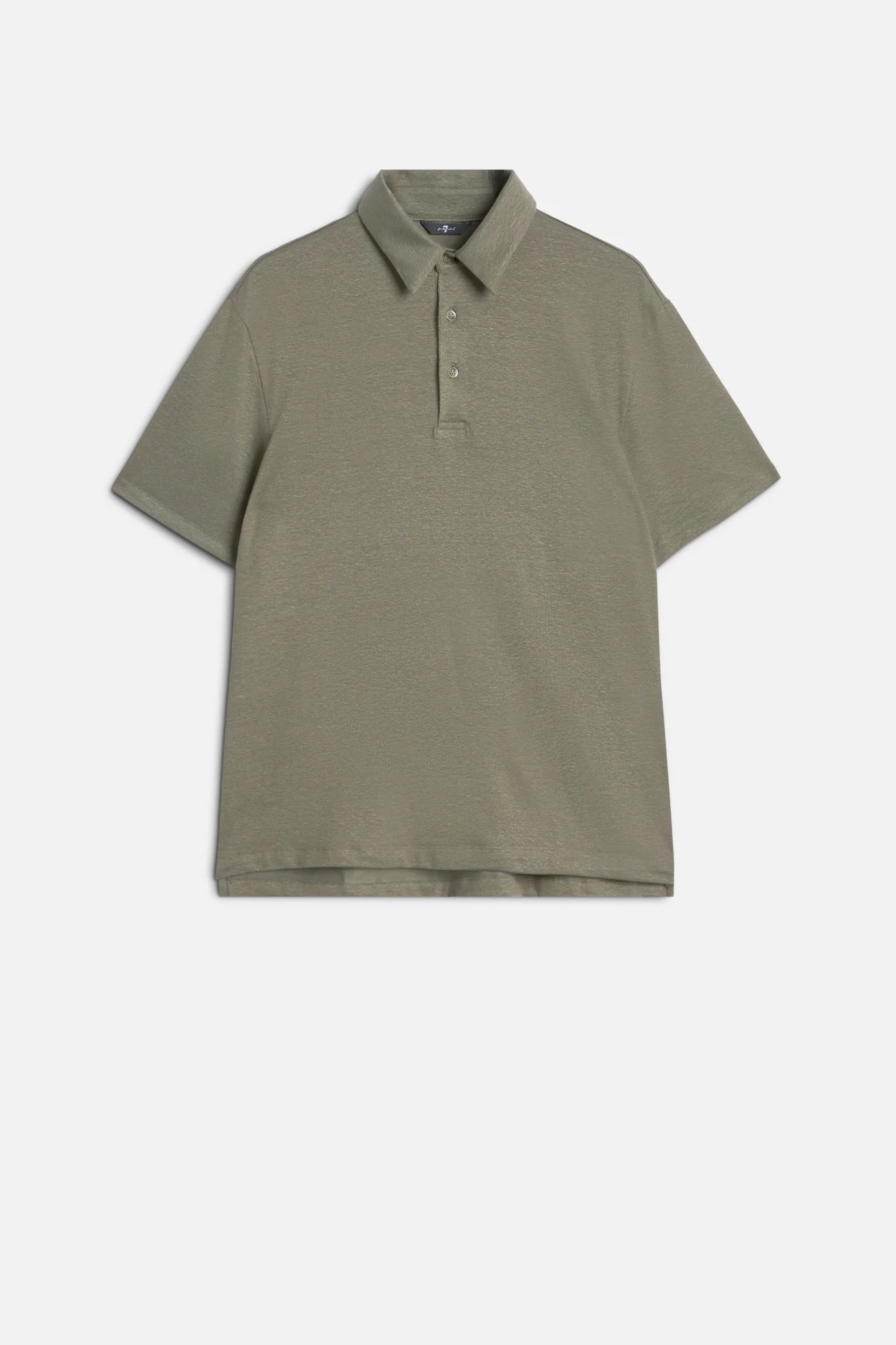 POLO in Linen Blend Army