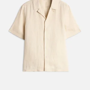 Linen Camp Shirt in Bone
