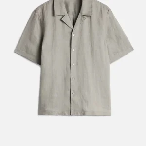 Linen Camp Shirt in Sage