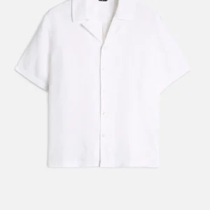 Linen Camp Shirt in White