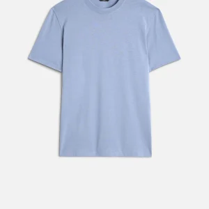 Lyocell Crewneck Tee in Slate Blue