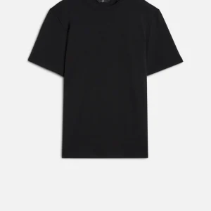 Lyocell Crewneck Tee in Black