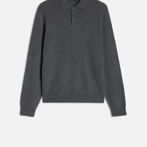 Cashmere Polo Sweater In Korat