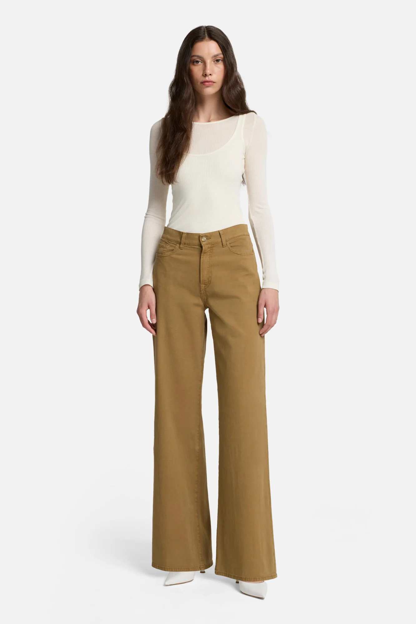 DOUBLE LAYER LONG SLEEVE TOP Rib Solitary Star - Image 2