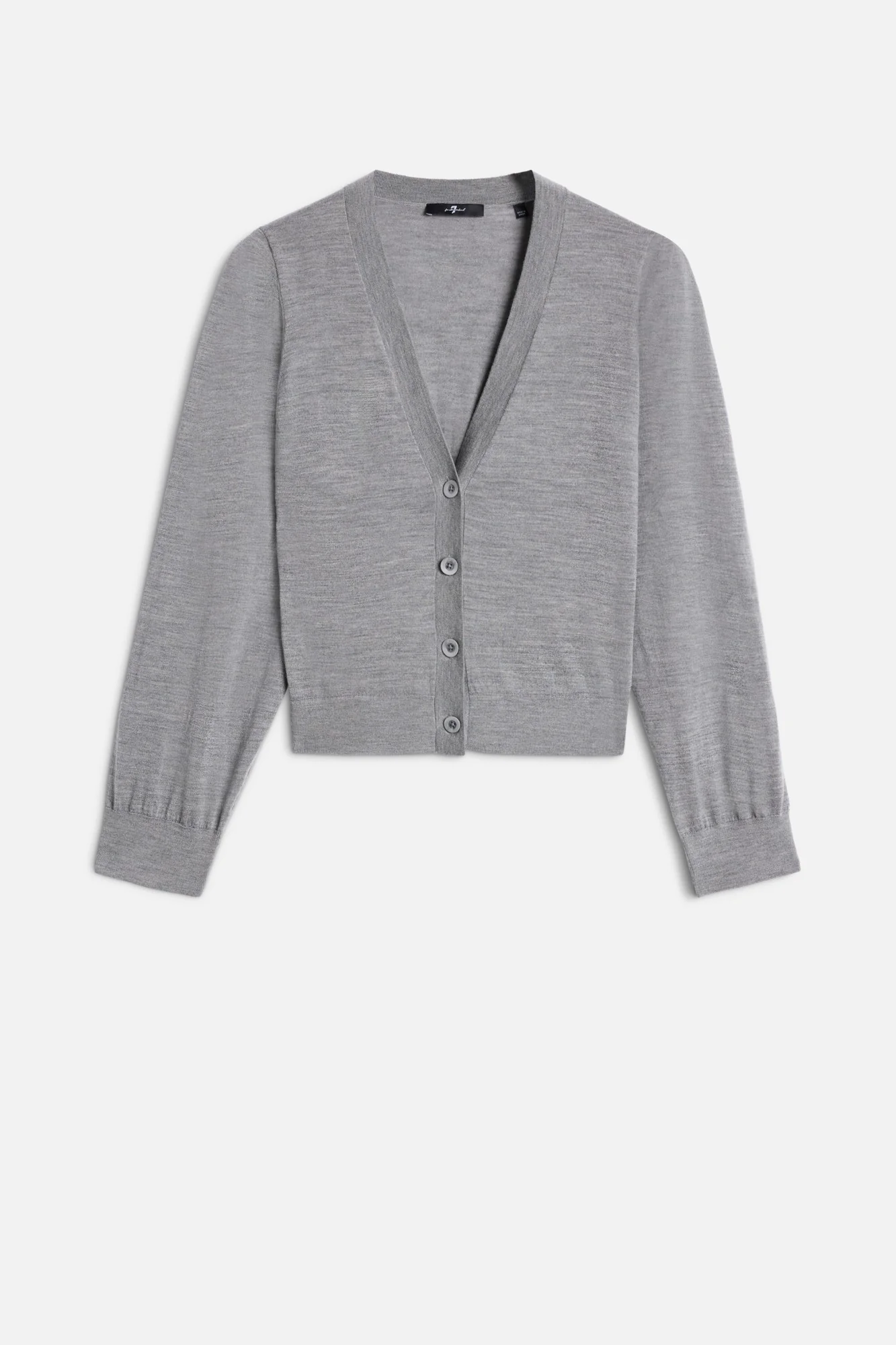 Wool Cardigan in Slate