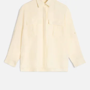 Lyocell Utility Shirt in Ivory