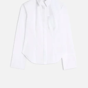 Poplin Fitted Shirt in White