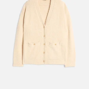 Oversized Cardigan in Sand