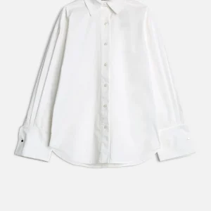 Poplin Oversized Shirt in White