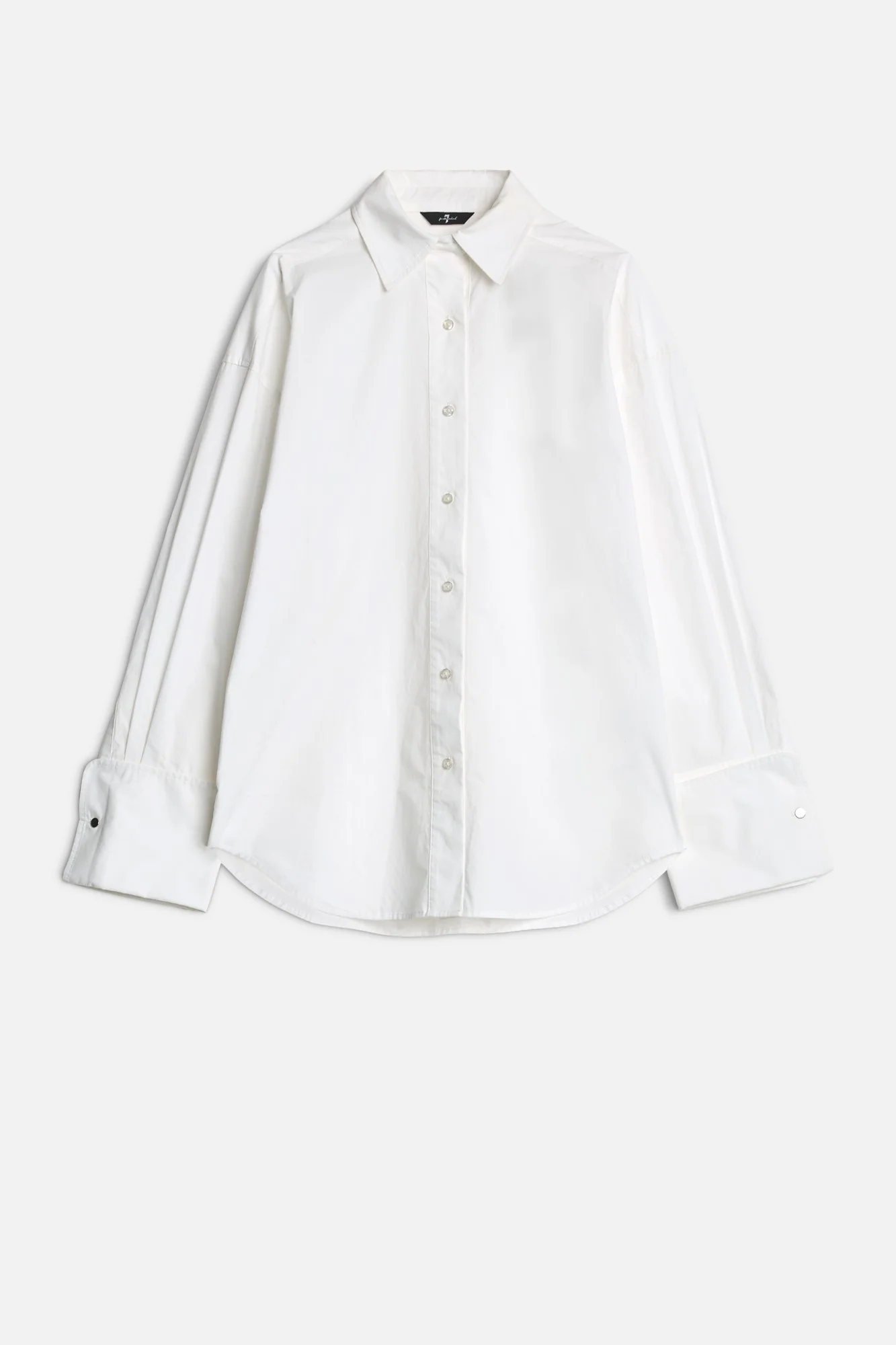 Poplin Oversized Shirt in White