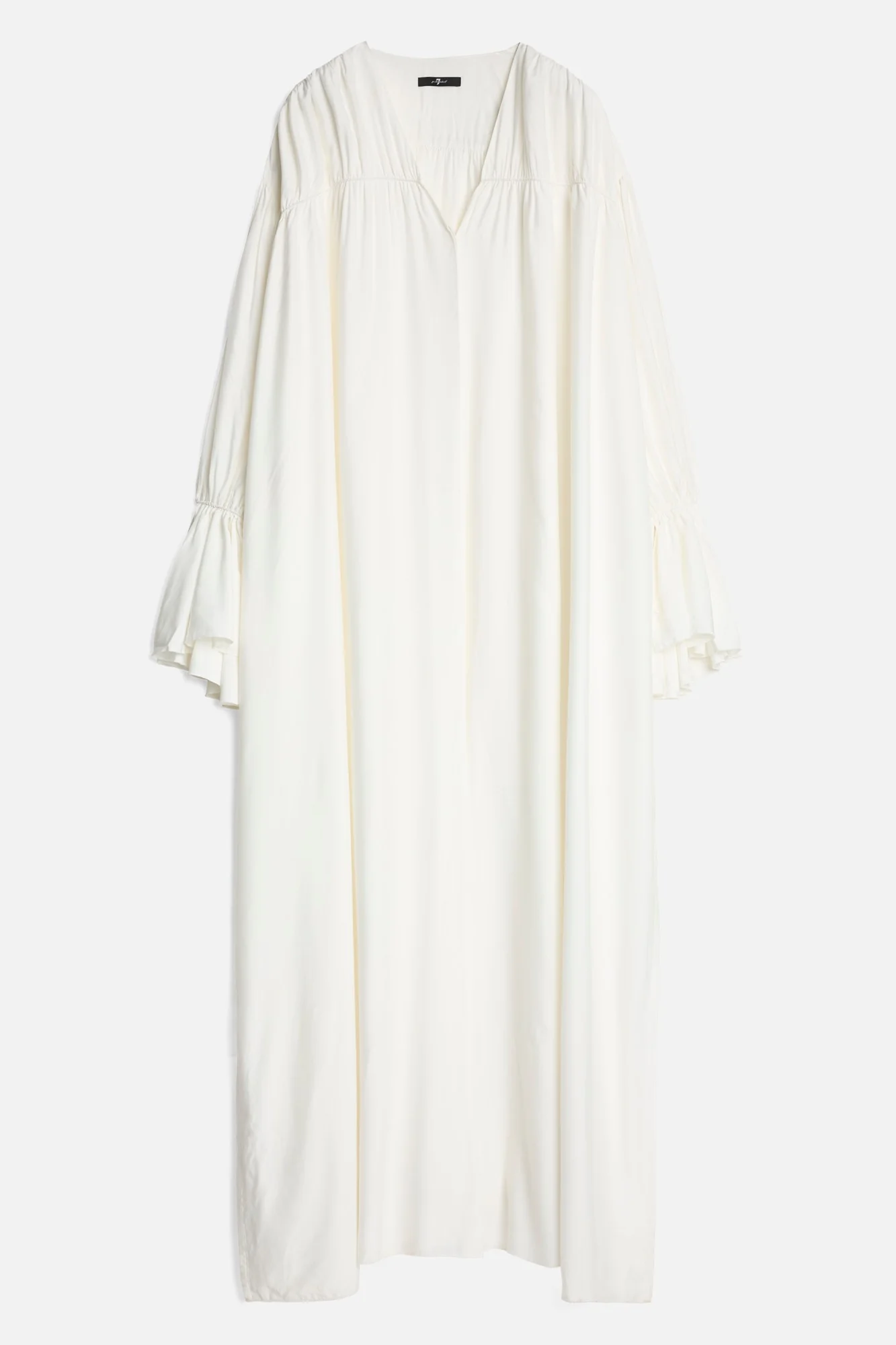 Ariel Silk Blend Dress in White