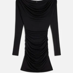 Draped Dress in Black