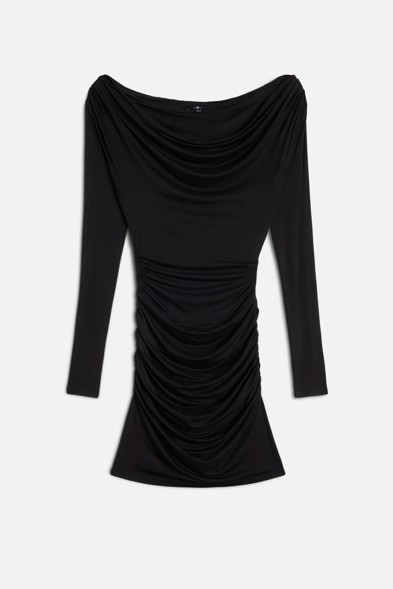 Draped Dress in Black