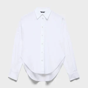 OVERSIZE SHIRT in Poplin Optical White