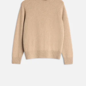 Cashmere Relaxed Sweater in Deep Beige