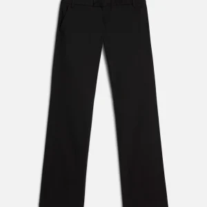 Double Waist Trouser in Black