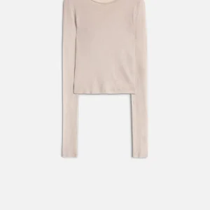 Long Sleeve Crew in Plum