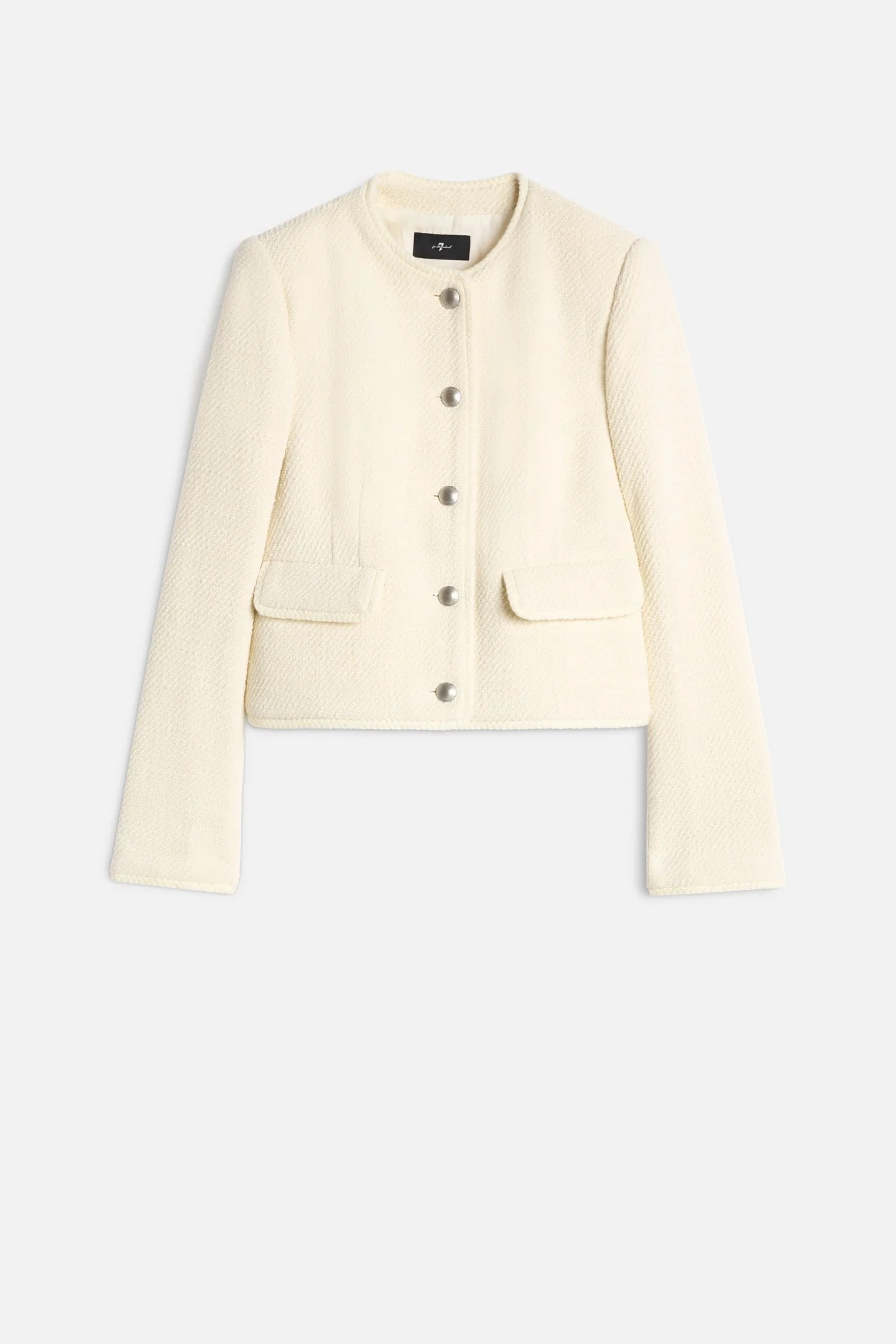Boucle Jacket in Ivory