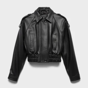 AVIATOR JACKET in Leather Black