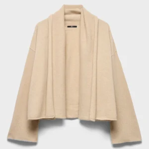 SHAWL CARDIGAN in Cashmere Birch
