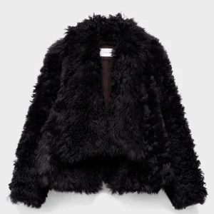 SHEARLING JACKET in Leather Sable