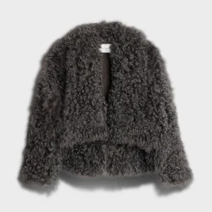 SHEARLING JACKET in Leather Mink