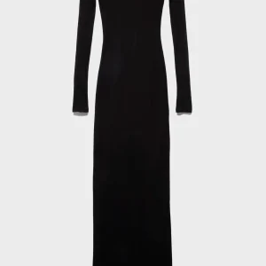 FITTED DRESS in Viscose Night