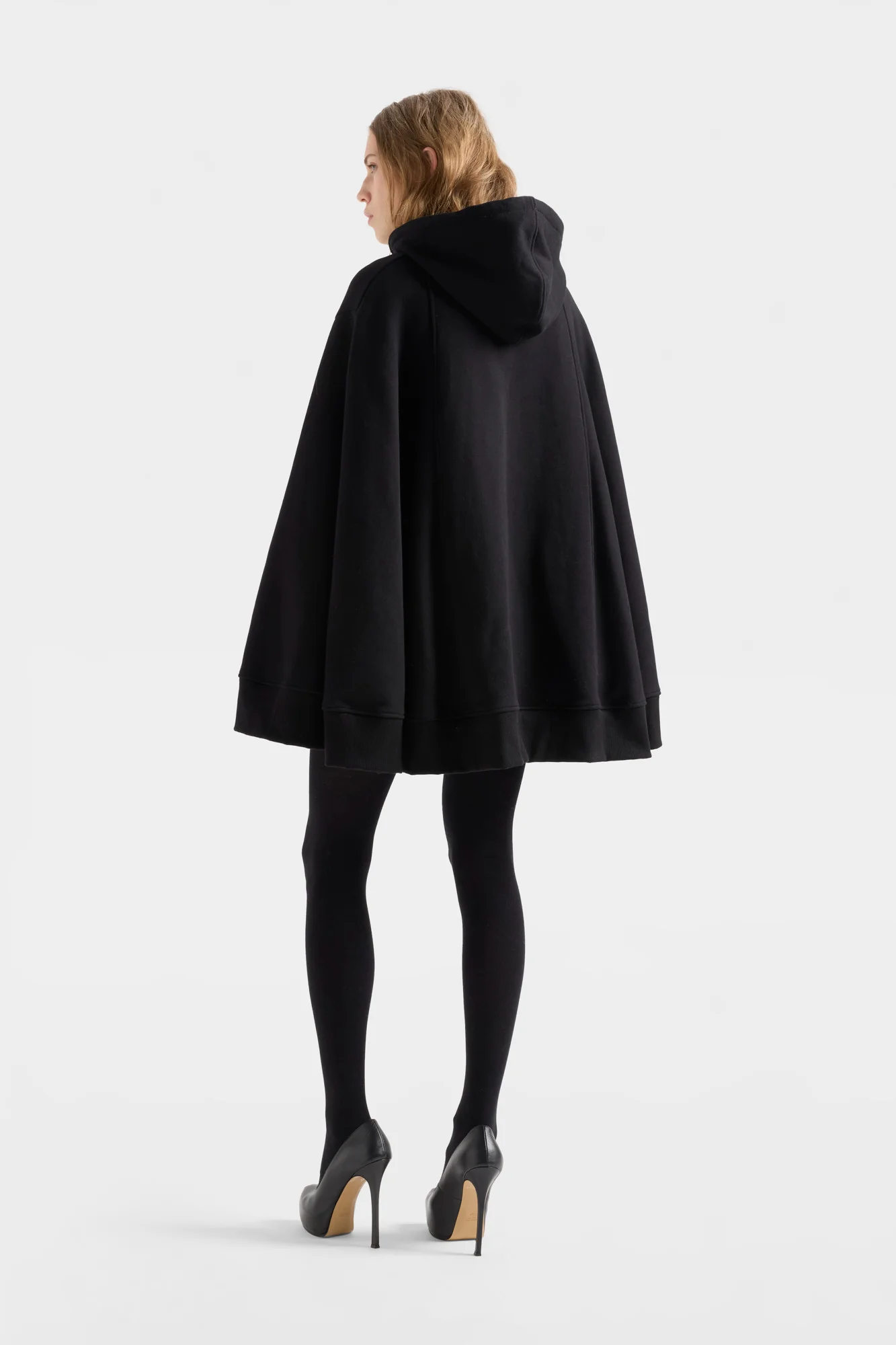 OVERSIZE ZIP HOODIE in Black - Image 5