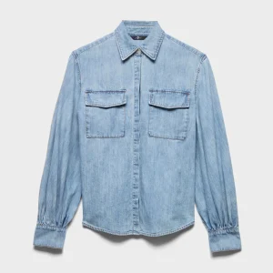 LONG SLEEVE REGULAR SHIRT in Denim Loft