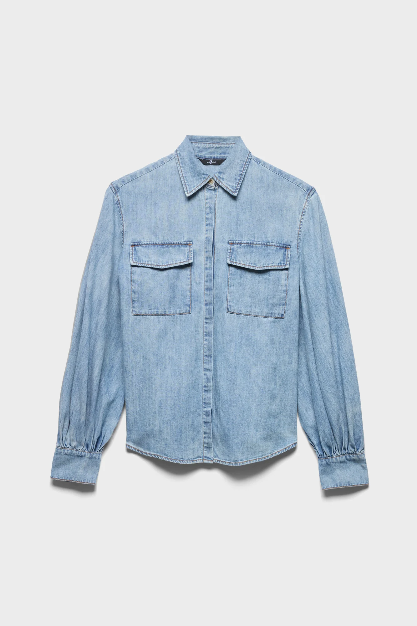 LONG SLEEVE REGULAR SHIRT in Denim Loft