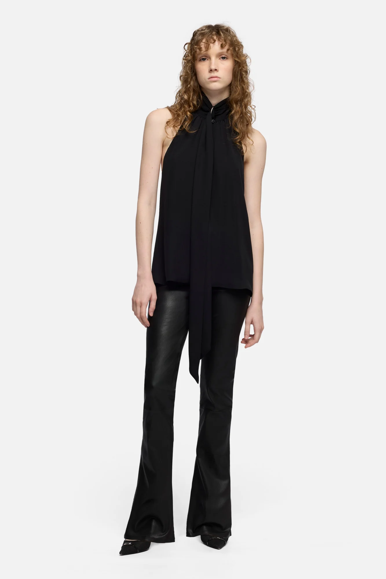 Tailorless Bootcut in Leather - Image 2