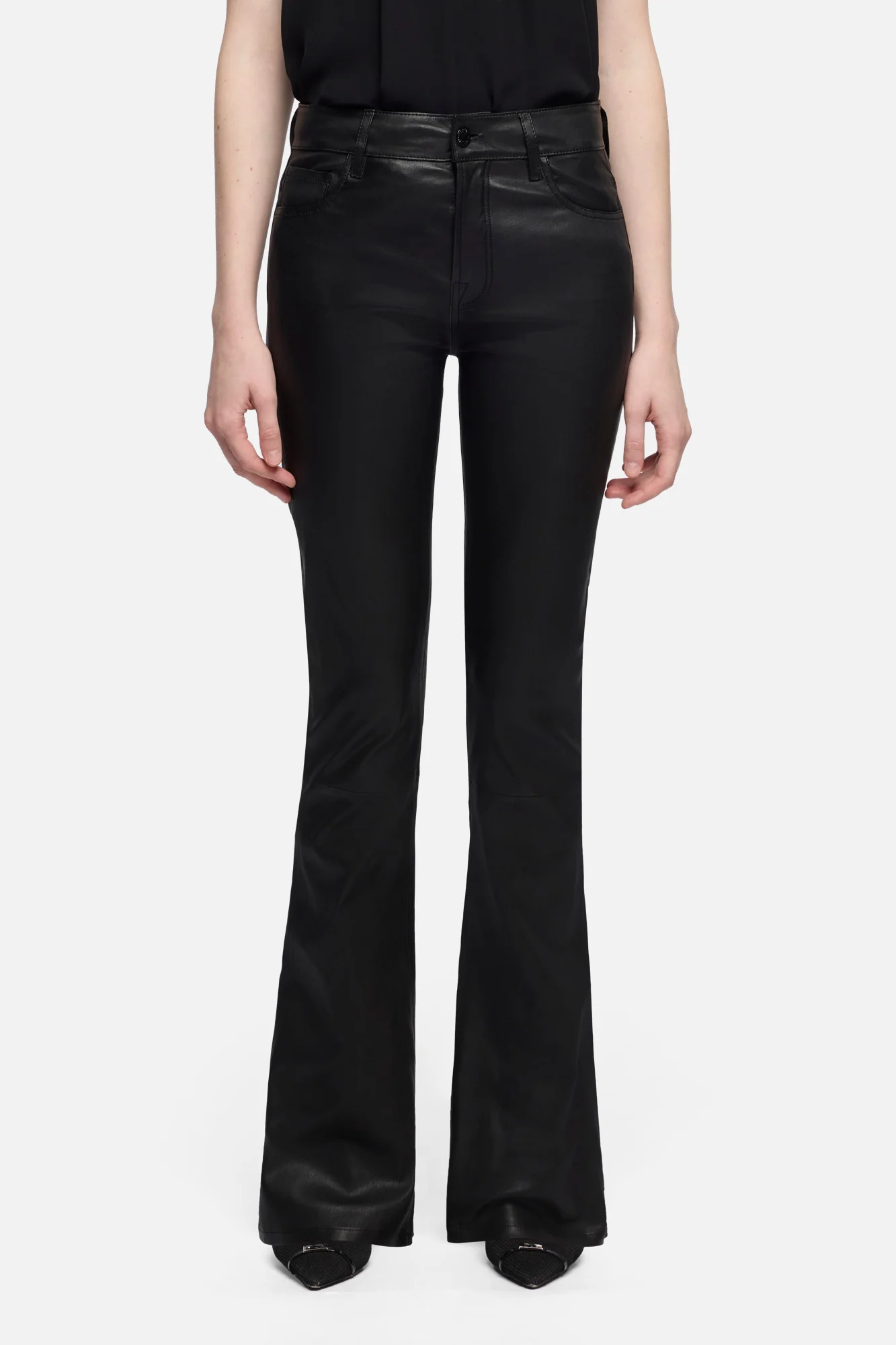 Tailorless Bootcut in Leather - Image 3