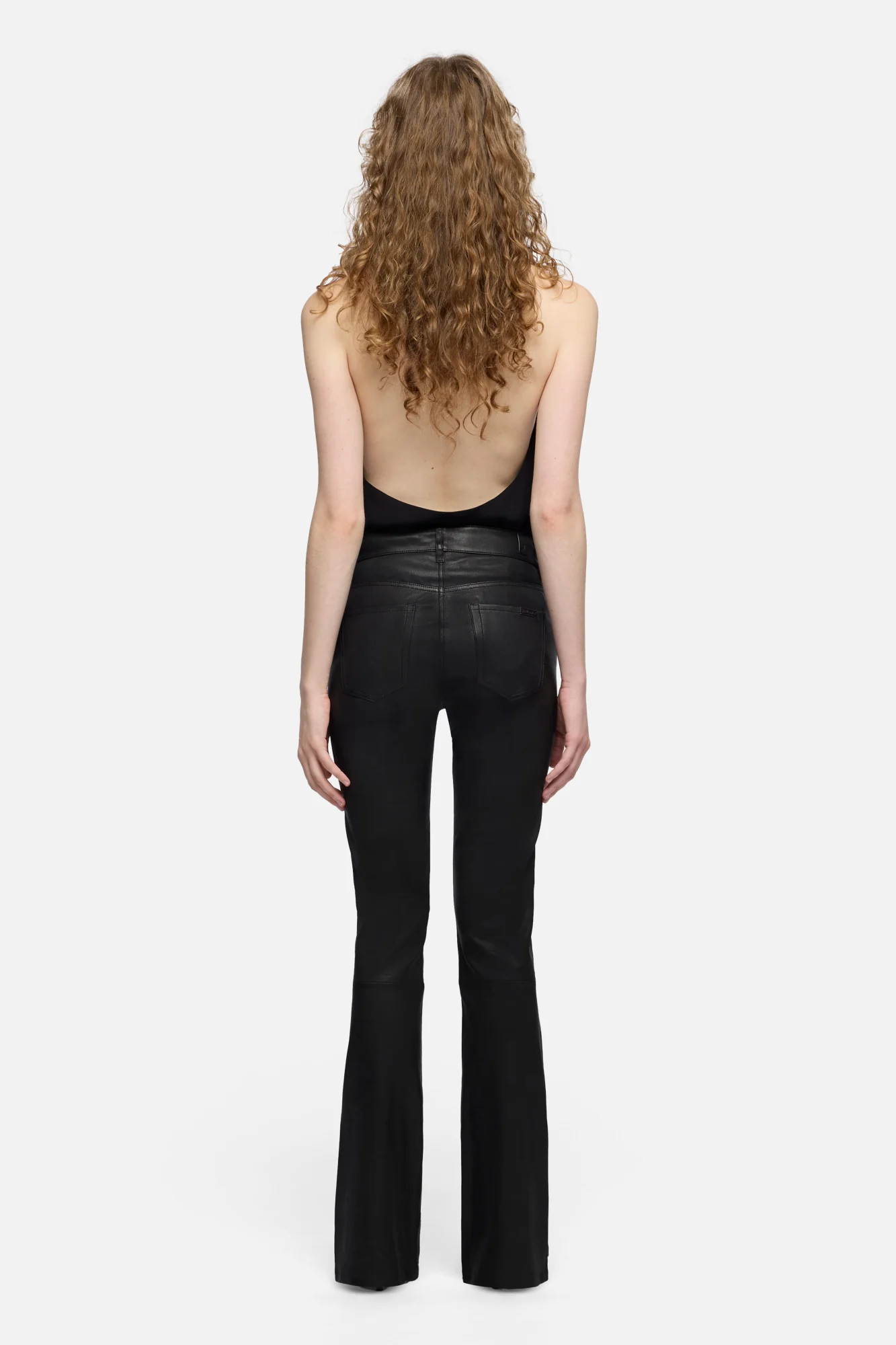 Tailorless Bootcut in Leather - Image 5