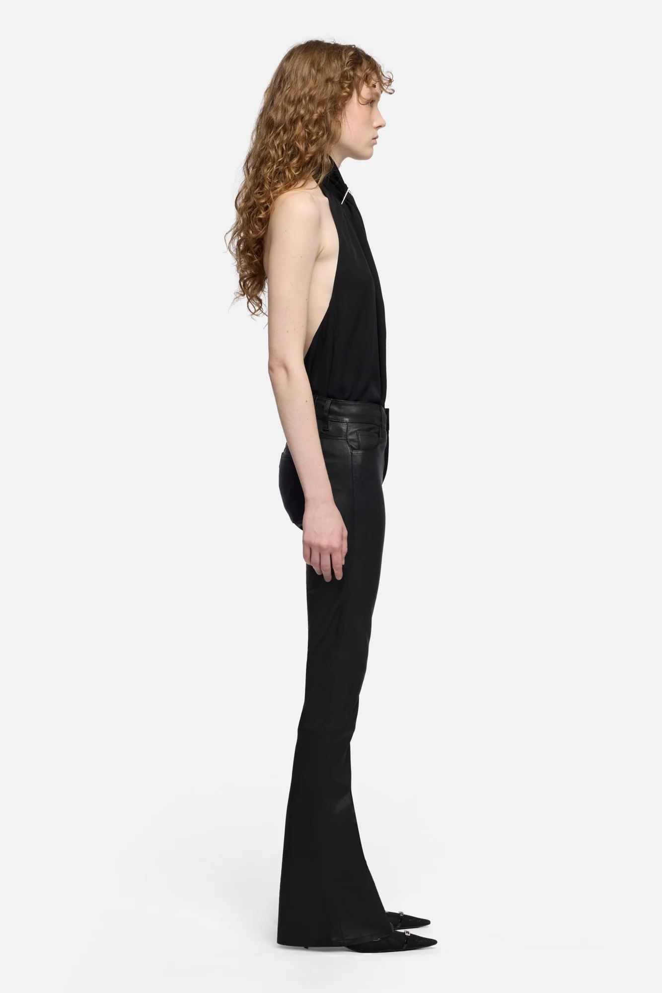 Tailorless Bootcut in Leather - Image 6