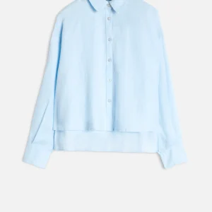 CROPPED SHIRT Linen Cielo