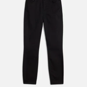 High Waist Ankle Skinny in Night Black