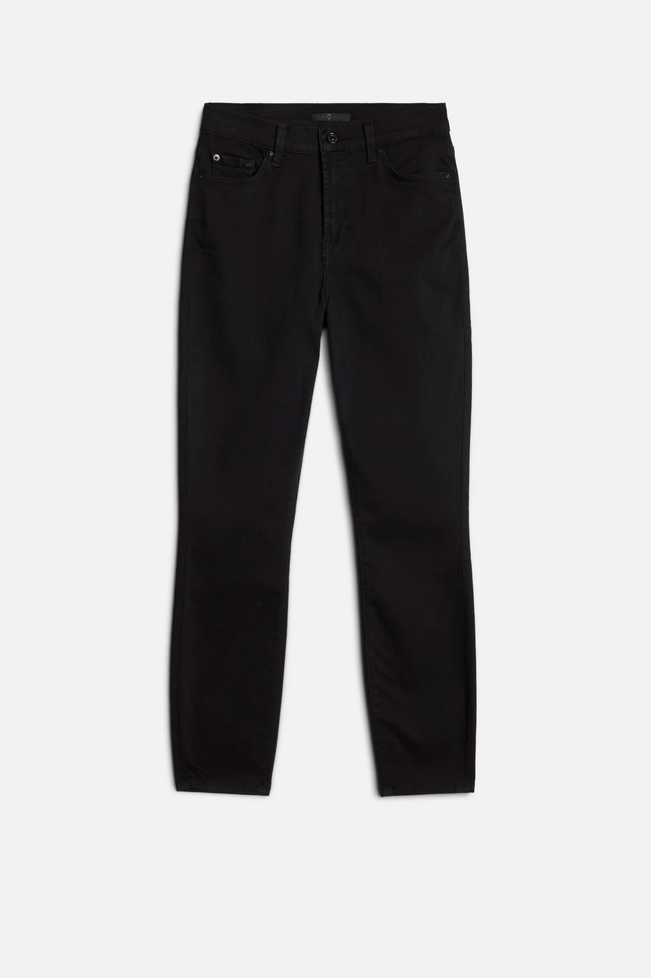 High Waist Ankle Skinny in Night Black