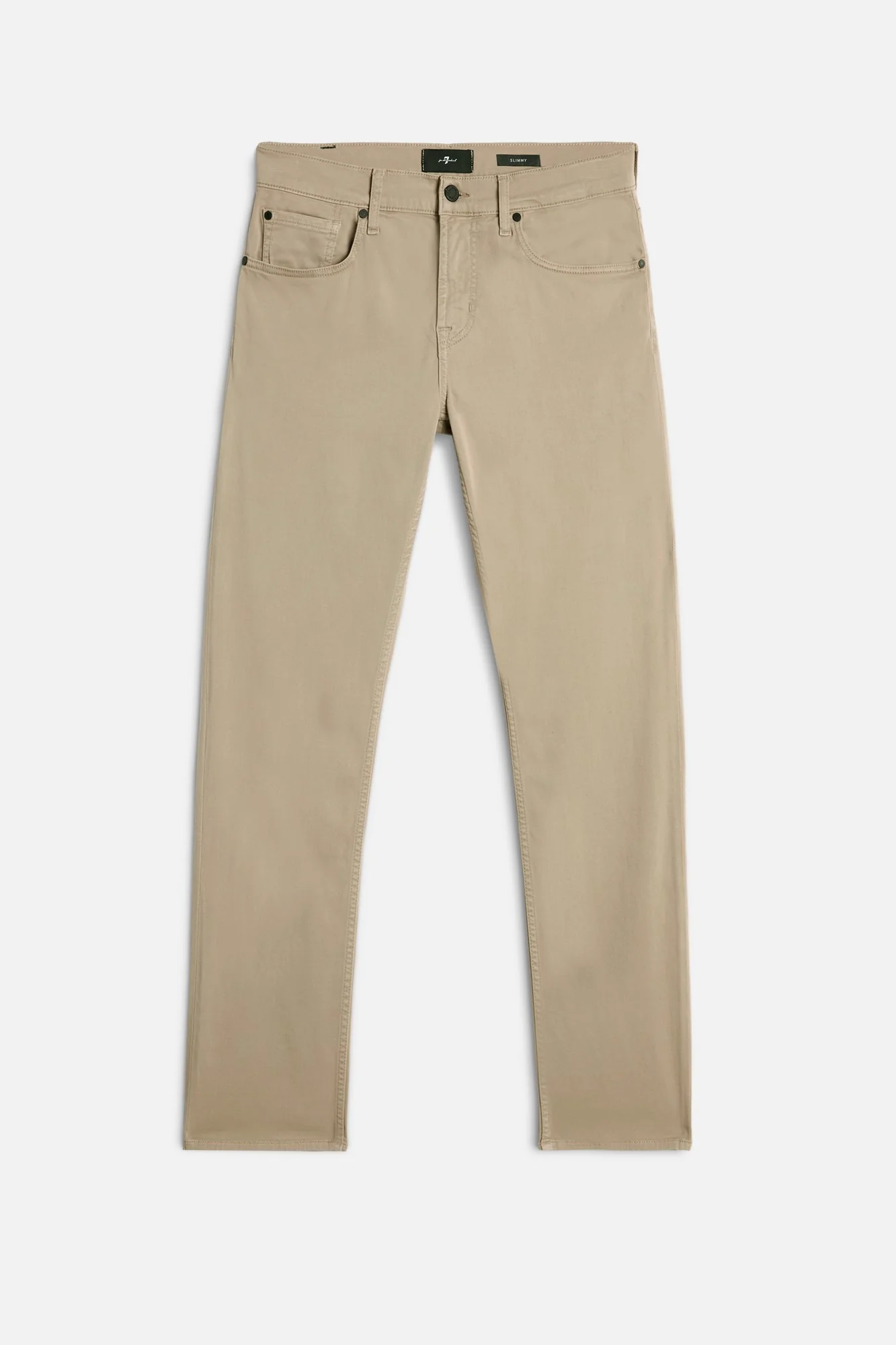 Luxe Performance Stretch Sateen Slimmy in Shadow Grey