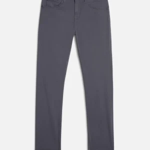 Luxe Performance Stretch Sateen Slimmy in Gunmetal