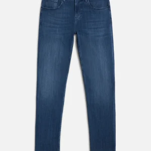 Luxe Performance Plus Slimmy Tapered In Mid-Blue